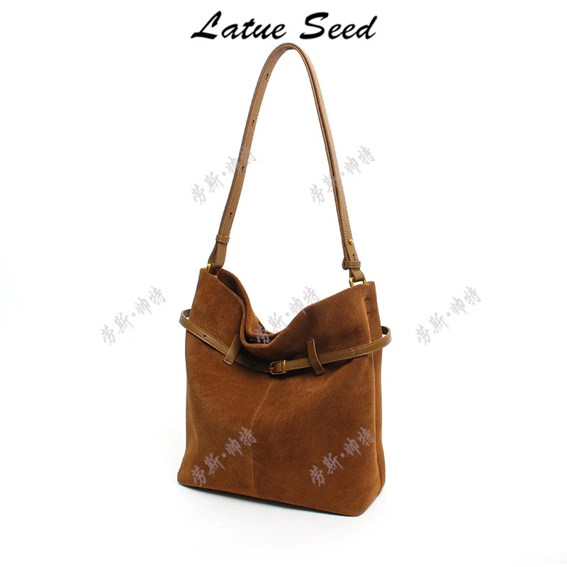 【A599·ma奴款】新品简约百搭时尚单肩轻便ins休闲女包21494-焦糖棕