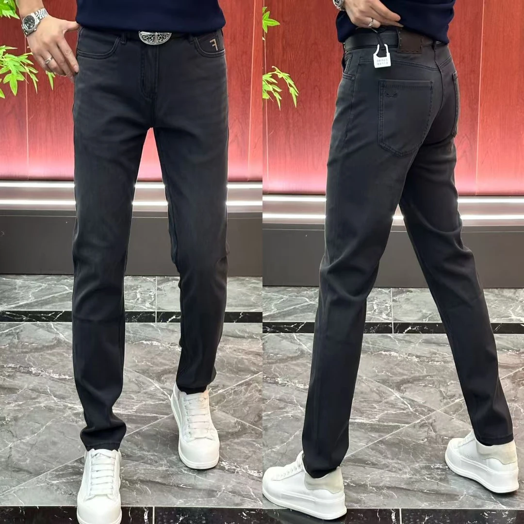 502【360度蹦极弹牛仔裤】25春夏•高织高密高弹•高级灰牛仔裤