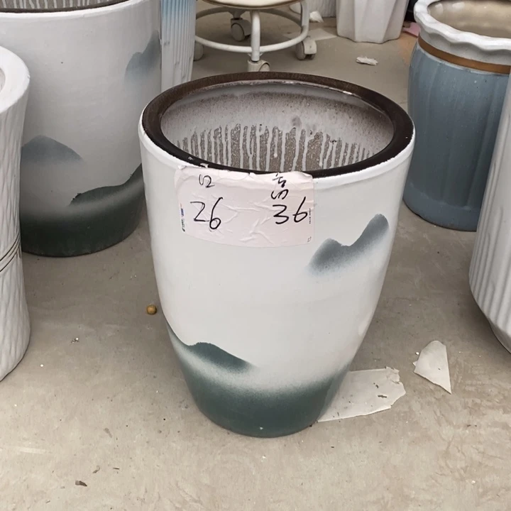 低腰锥形山水中 口26/36