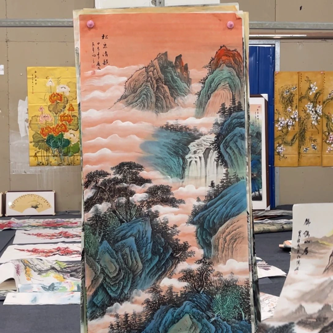 国画处理作品看好再拍哦