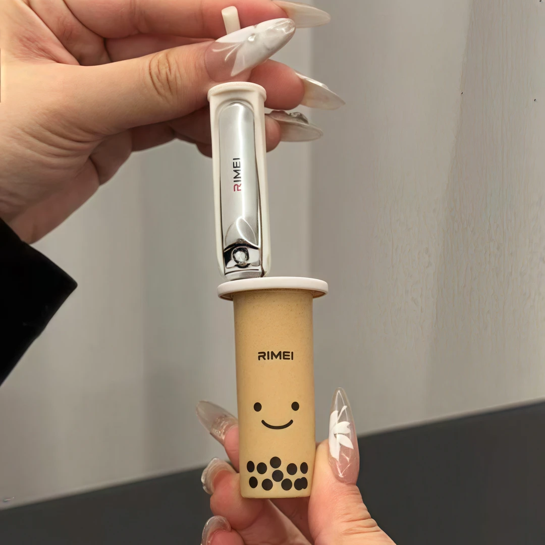 可爱卡通美奶茶杯指甲刀可爱卡通指甲钳女生家用创意指甲剪便携式