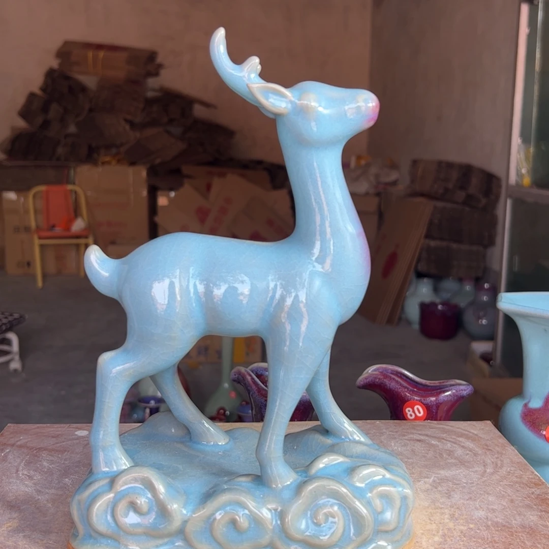 摆件郑家钧窑摆件微