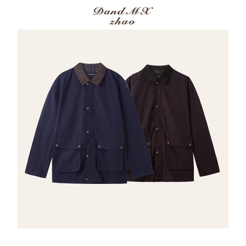 D&MX studio丨自由表达 猎装口袋结构剪裁夹克外套20258358高个子