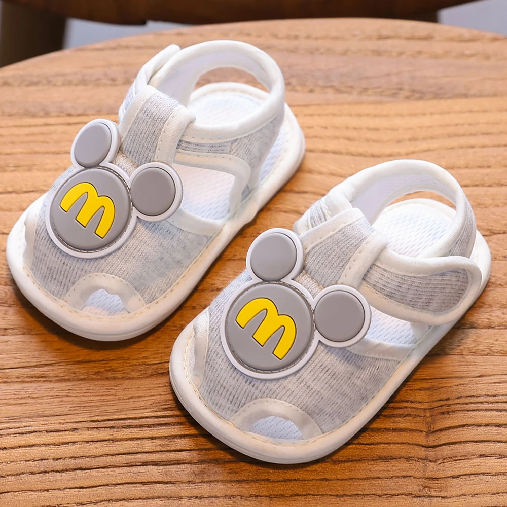 婴儿步前鞋夏季新生儿凉鞋婴幼儿鞋子学步鞋软底婴儿0-1岁