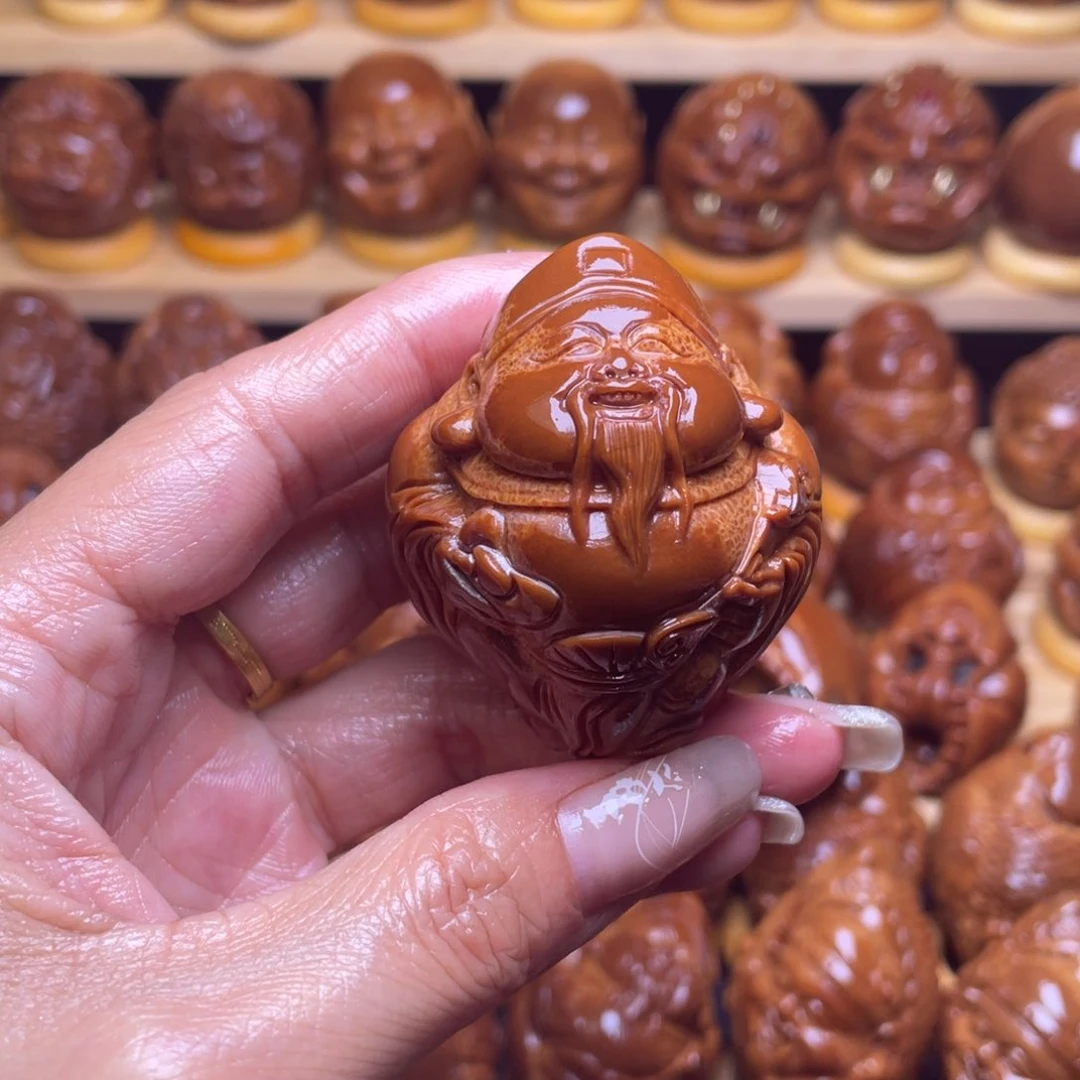 橄榄核把件三*吖巴西大橄榄