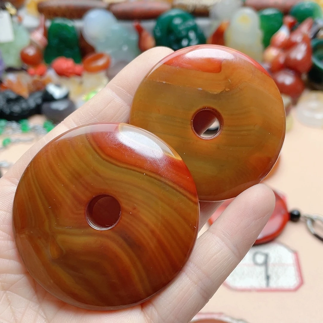 玛瑙/玉髓颈饰合金千***棱