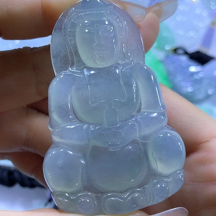 翡翠未镶嵌颈饰天然翡翠A货吊坠