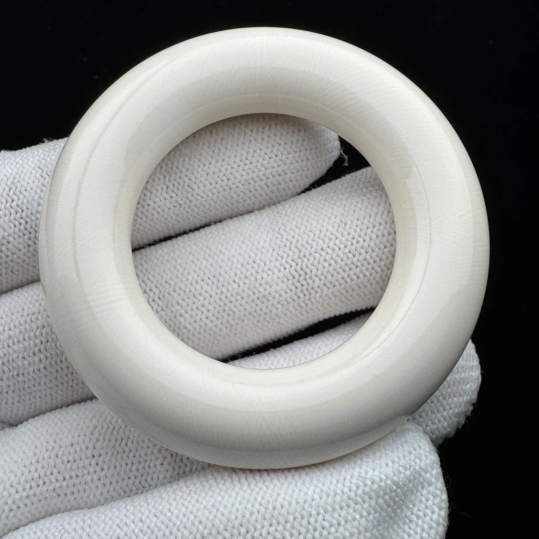 E4102天然猛犸牙 手扣33*55.2*11.5mm 支持鉴定 假一罚四