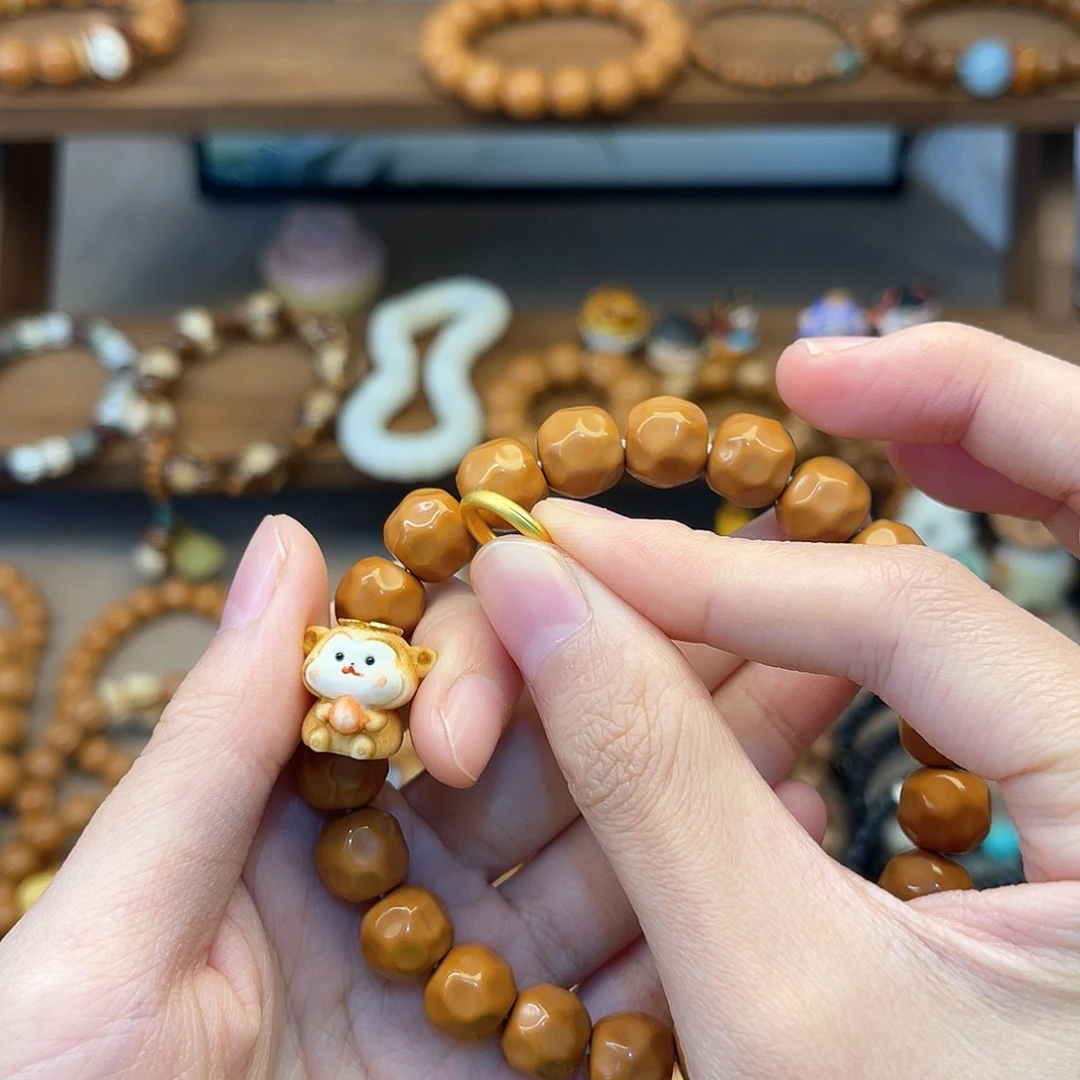 猴头核桃手串B***?搭配猴子