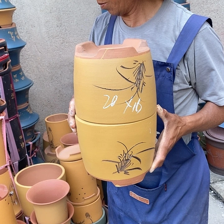 紫砂花盆紫砂花盆