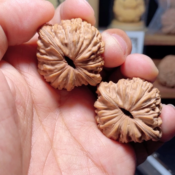 禅***囊文玩核桃把件汉高楼38尺