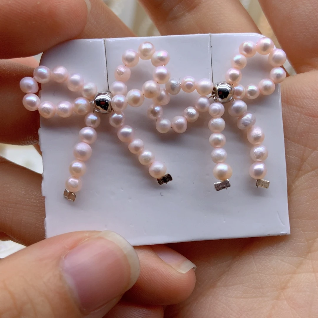 未镶嵌淡水珍珠耳饰