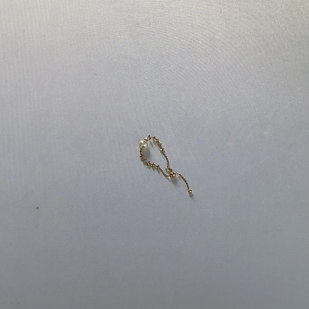 海水珍珠戒指未镶嵌金*