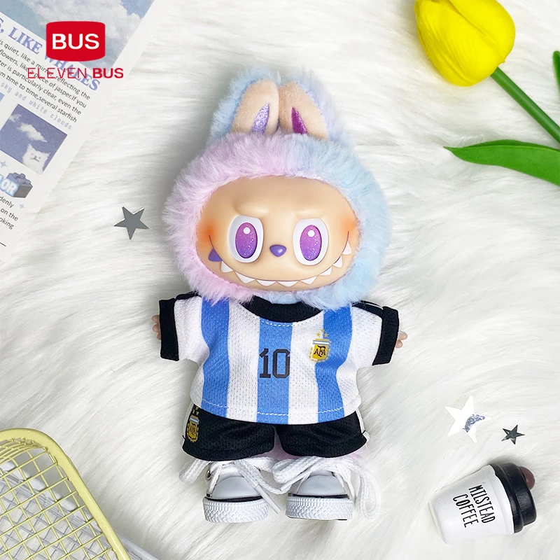 足球巨星梅西10号娃衣 拉拉布布拉布布一代二代三代3.0娃衣服装