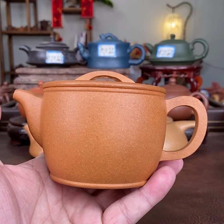 幸***天紫砂茶壶全手工黄金段汉瓦壶