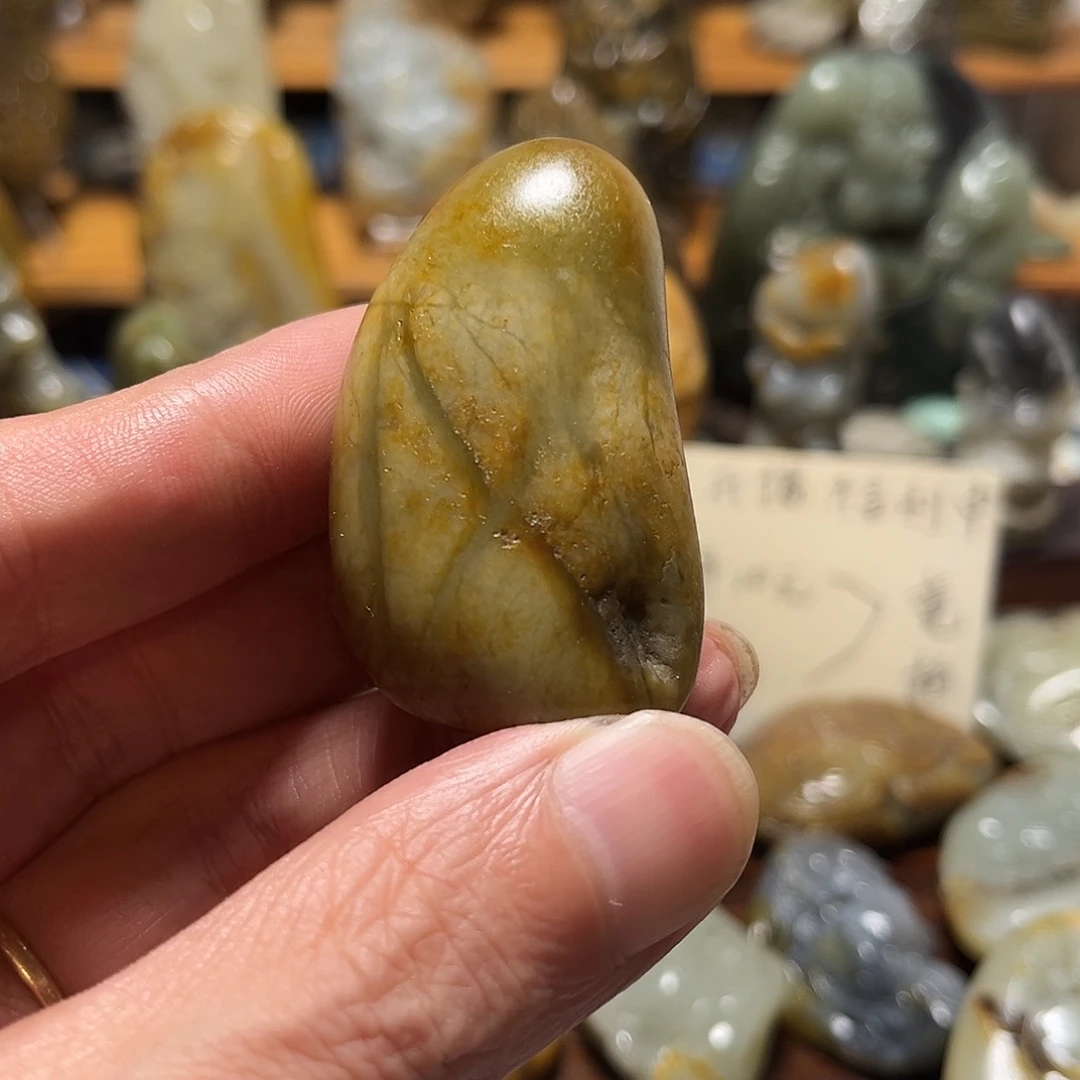 刀***仔和田玉未镶嵌挂件