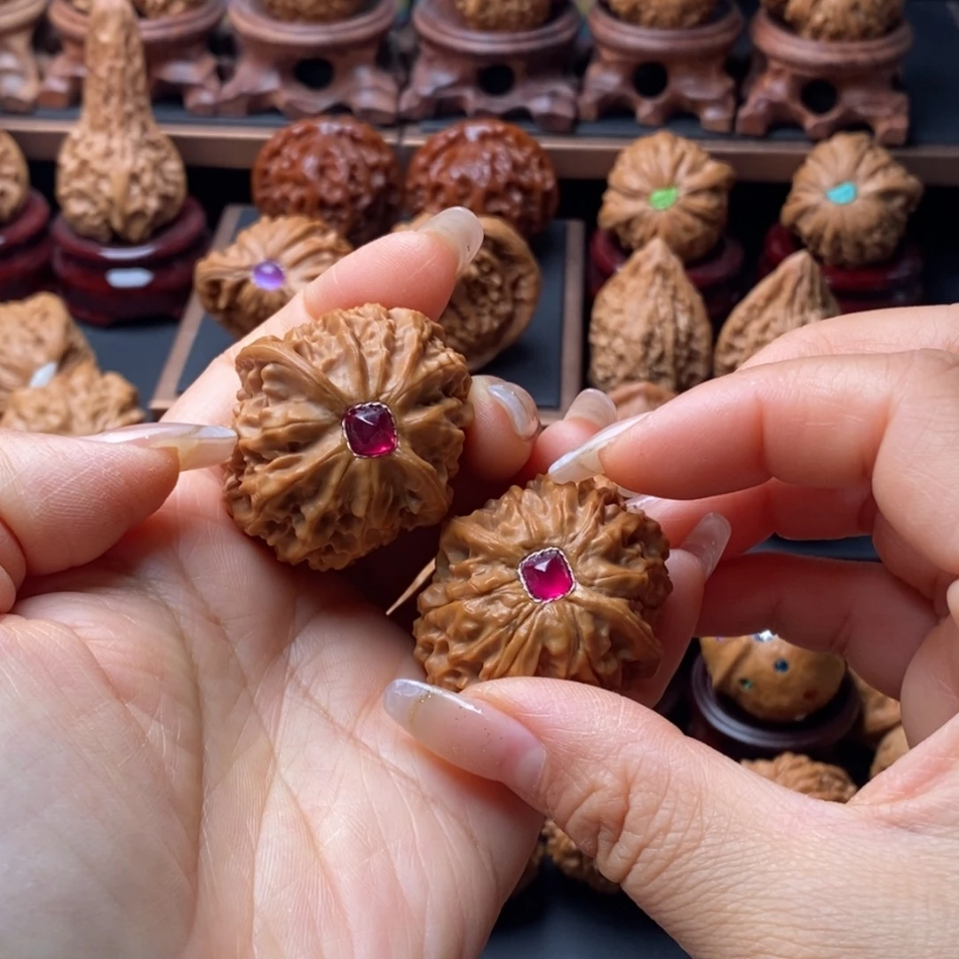 吊坠文玩核桃黄松峪元宝