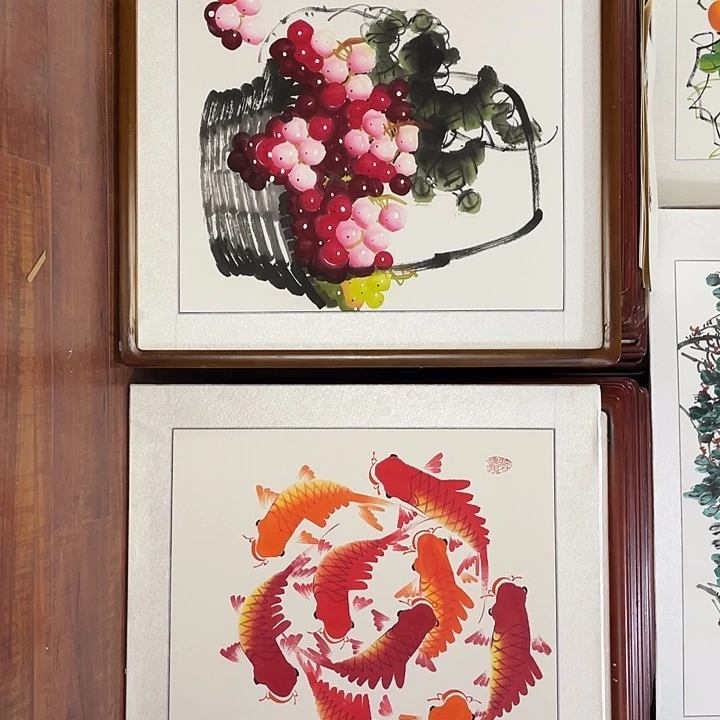 国画带框尺寸63*63厘米