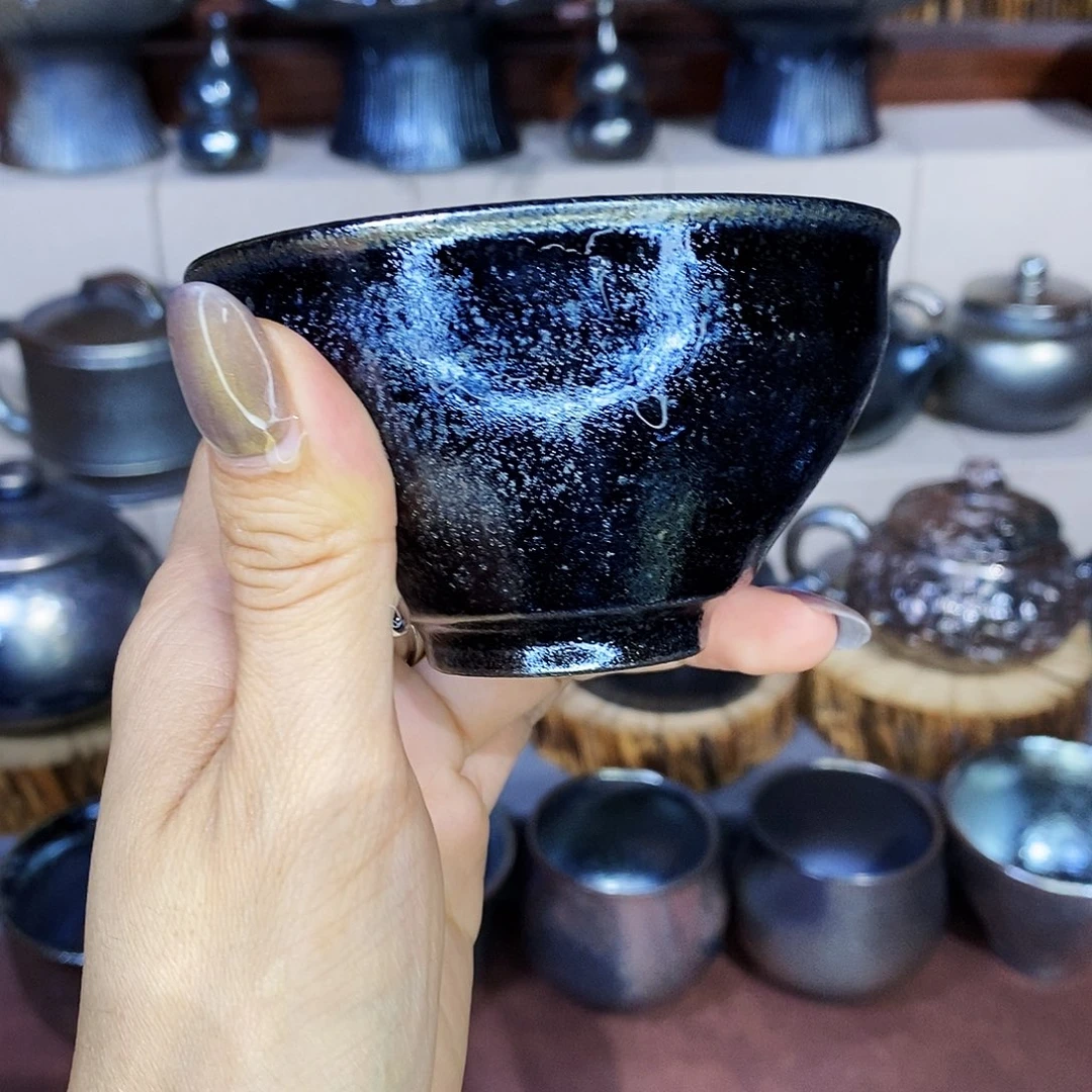 杯M**k云南建水紫陶柴烧杯子