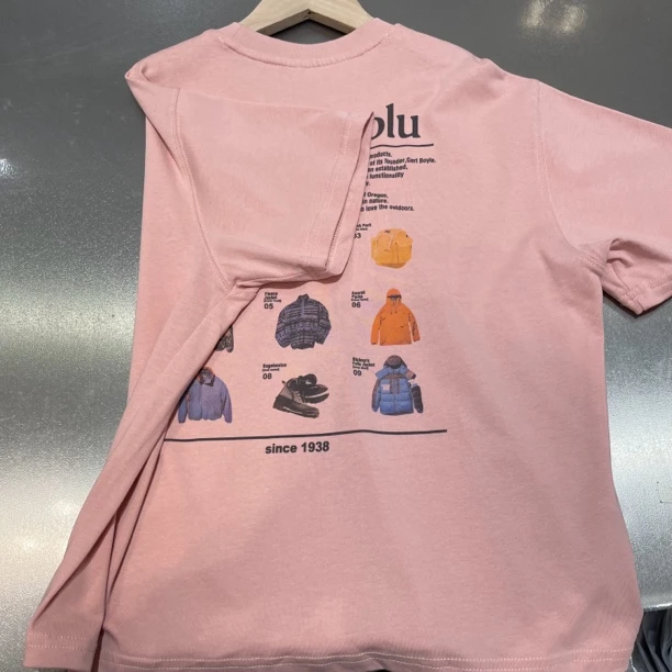 115儿童比亚印花T恤