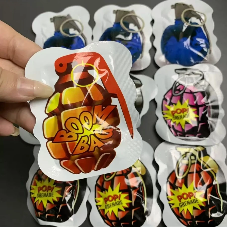 网红爆款自爆手雷朋友搞笑仿真惊吓玩具自动充气小彩雷儿童小玩具