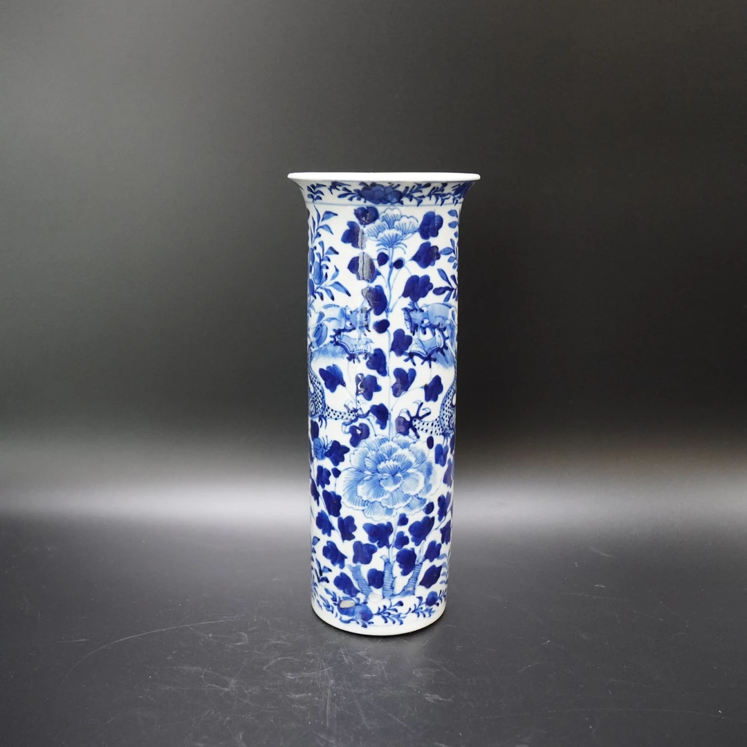 Lot.25072894 清光绪清光绪青花山水人物纹 高：约25.6cm