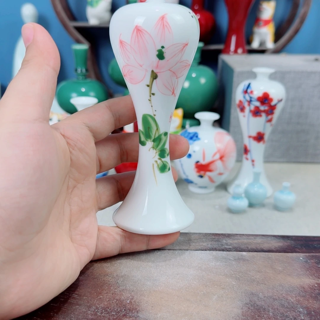 陶瓷手工小花器摆件