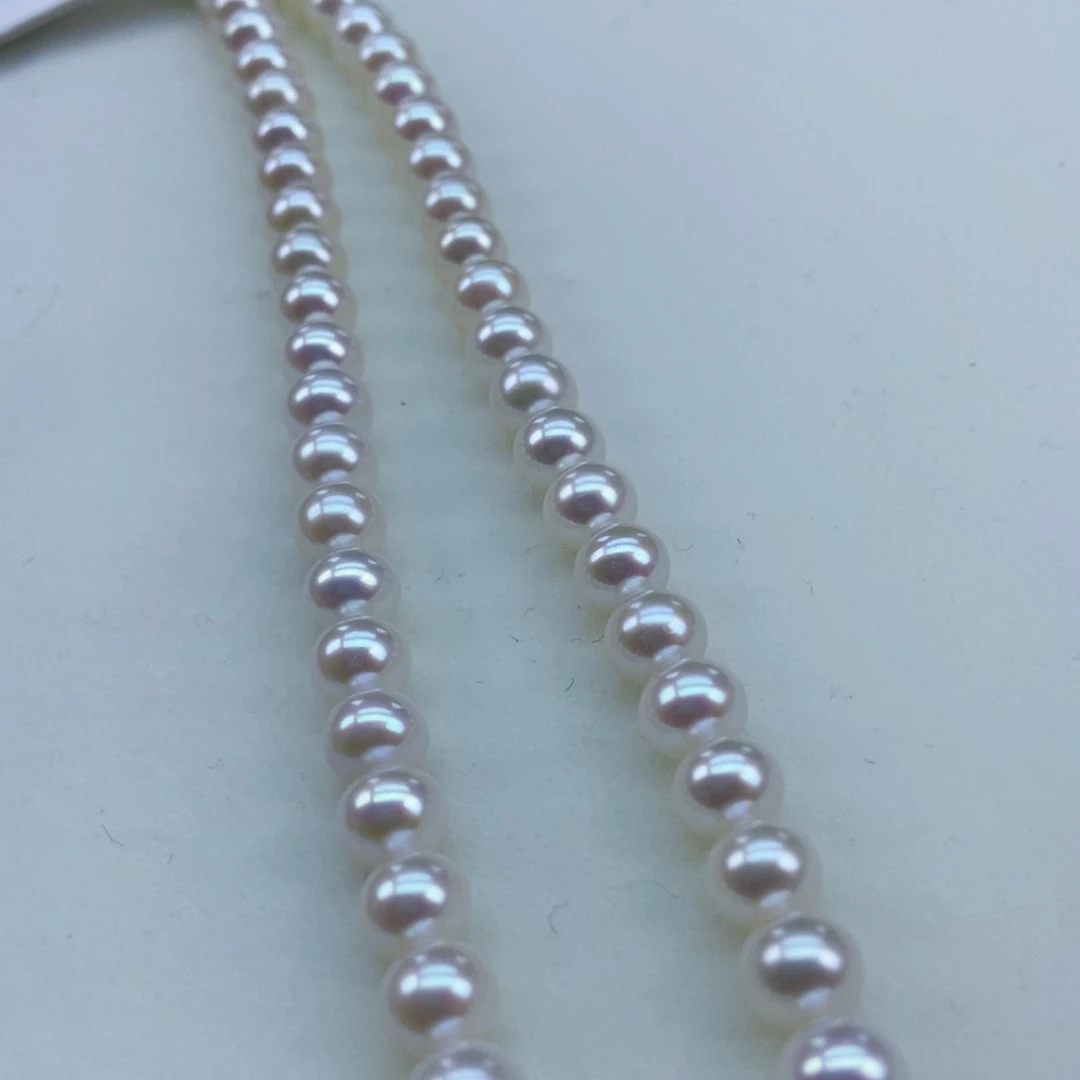 银S925镶嵌7/8镜面天女光几乎无暇淡水珍珠