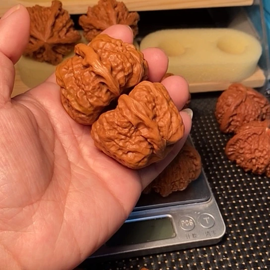 圣***武文玩核桃吊坠核桃