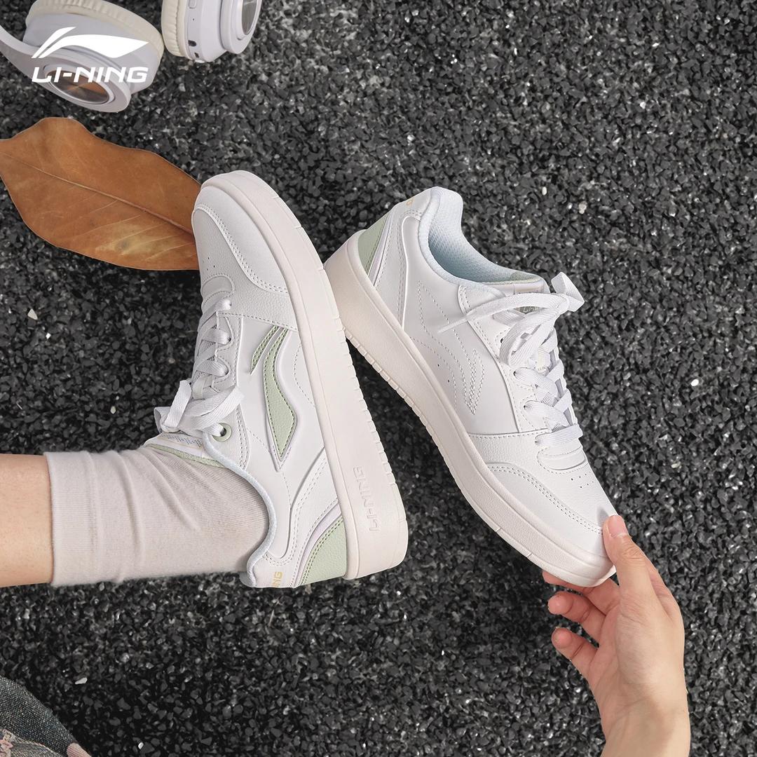 李宁女鞋元宝v3板鞋2025夏季官方正品轻便百搭透气软底学生休闲鞋