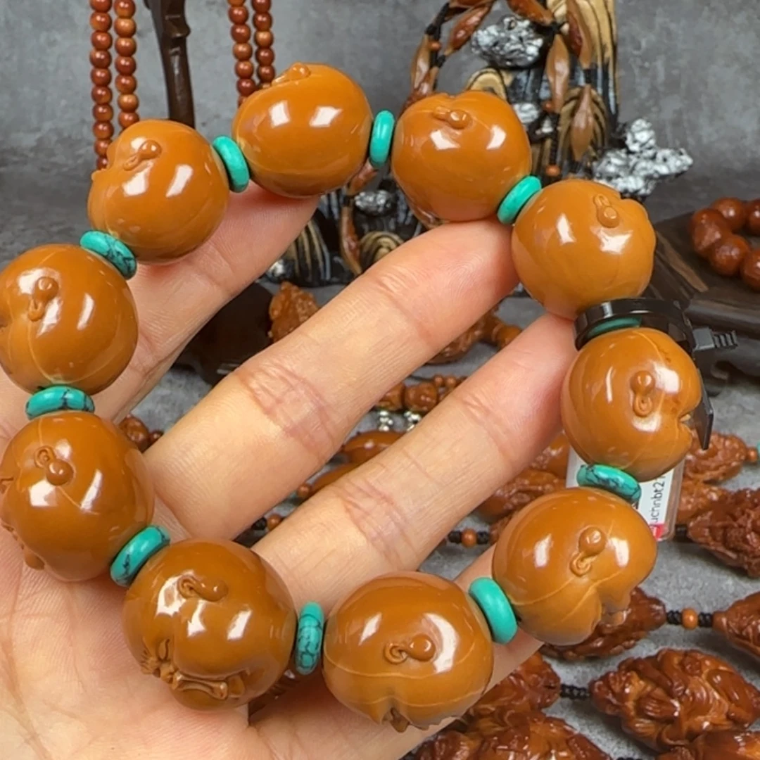 橄榄核吊坠铁核百态胖爷