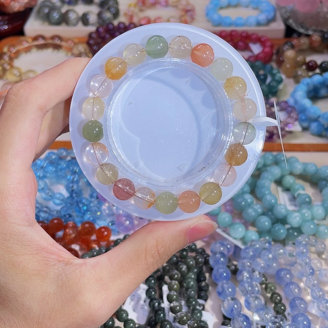 水晶手链未镶嵌幻彩他们