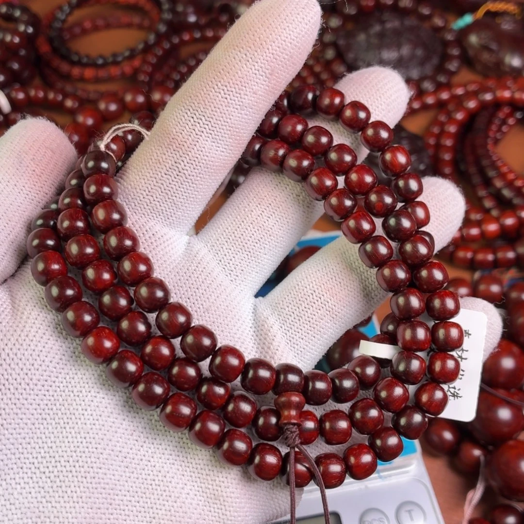 龙***吟手串/手链小叶紫檀无胶无蜡7✖️7.5老料