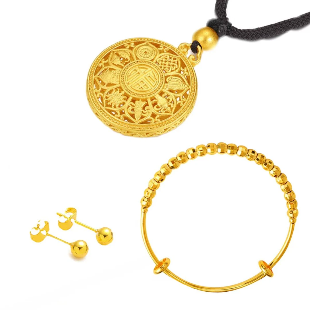 SHIGEFUKU三八女神节惊喜金制首饰组合