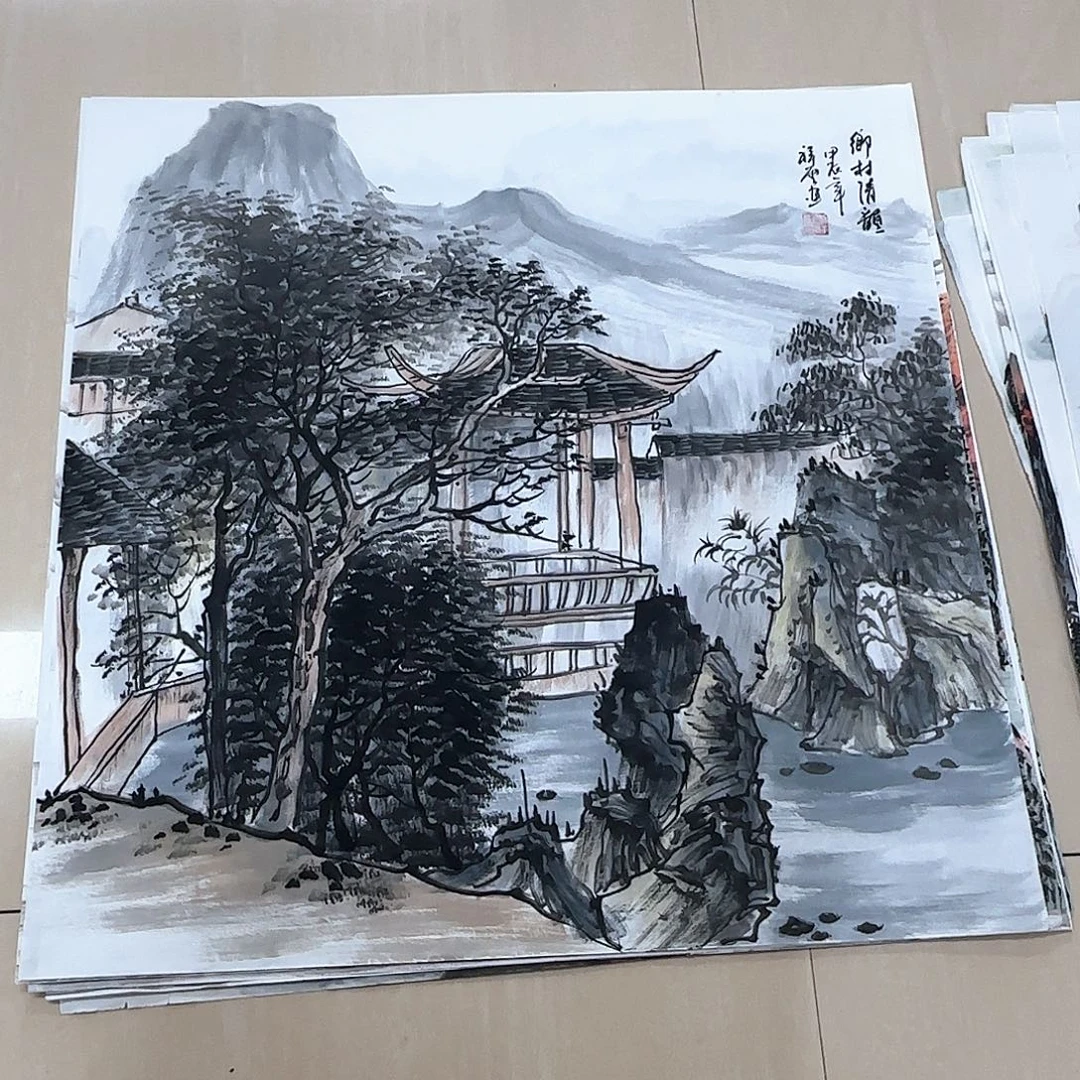 国画国画作品集一个