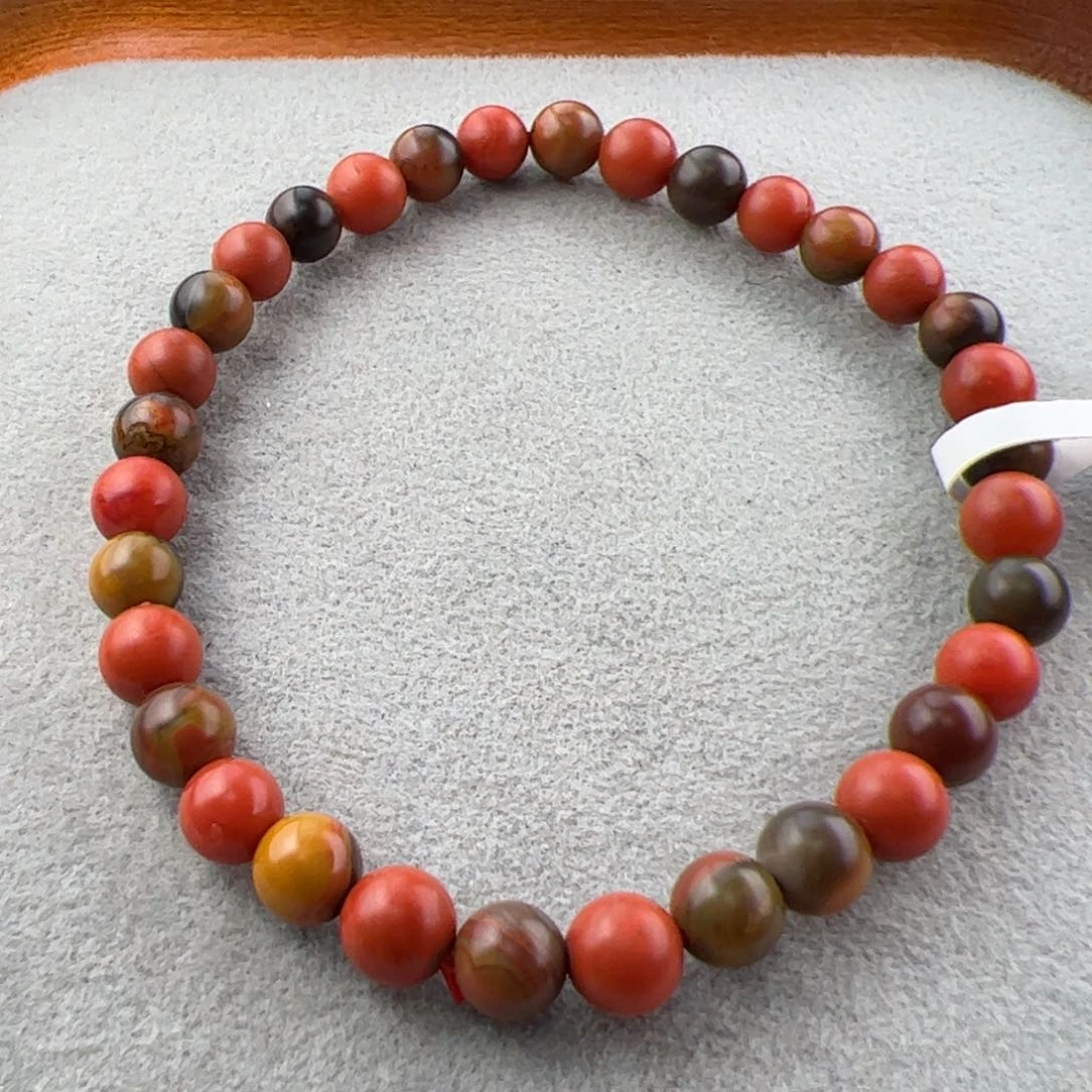 南红玛瑙（包浆手串5+）未镶嵌