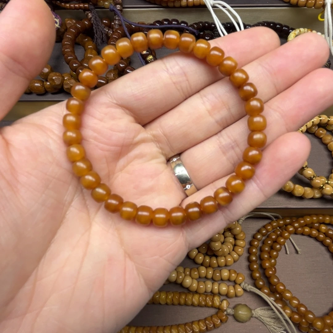 吊坠龙脊菩提龙脊菩提玉化老型7mm单圈