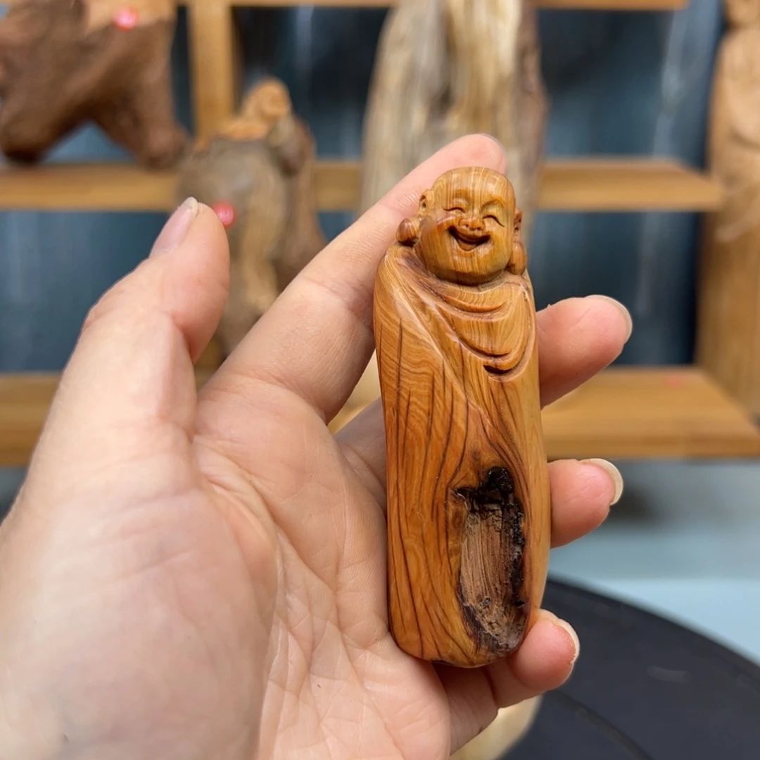 柏木崖柏木摆件手把件36