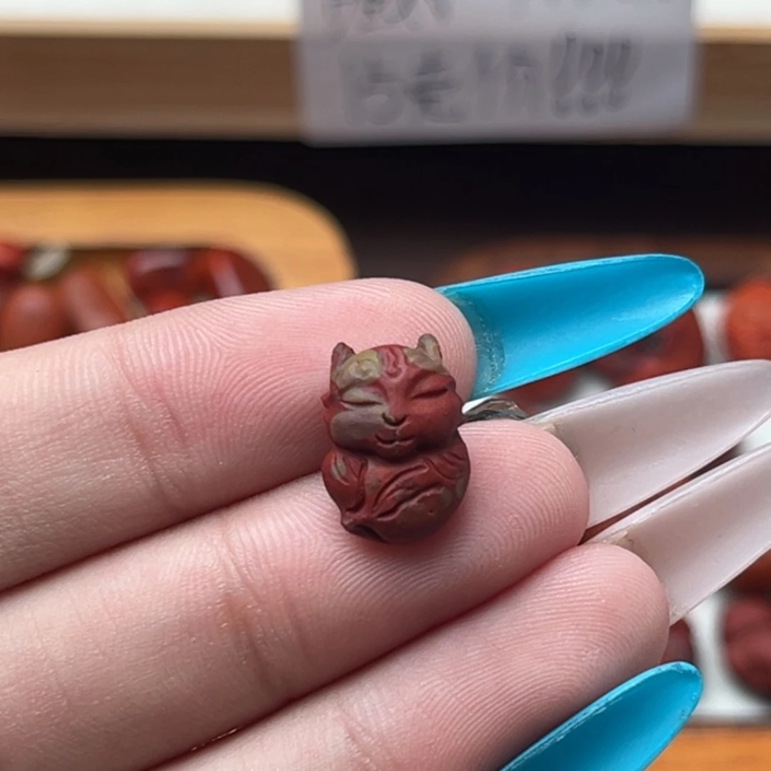 南红玛瑙未镶嵌南红9包浆小狐