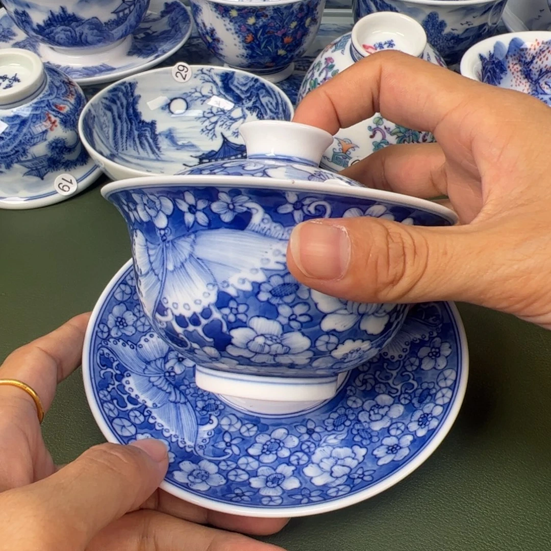 木木景德镇纯手工纯手绘茶具7