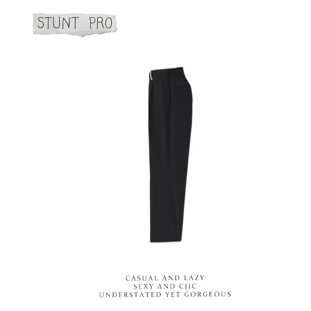 春秋款纯色西裤轻职风商务休闲西裤简约1417-裤