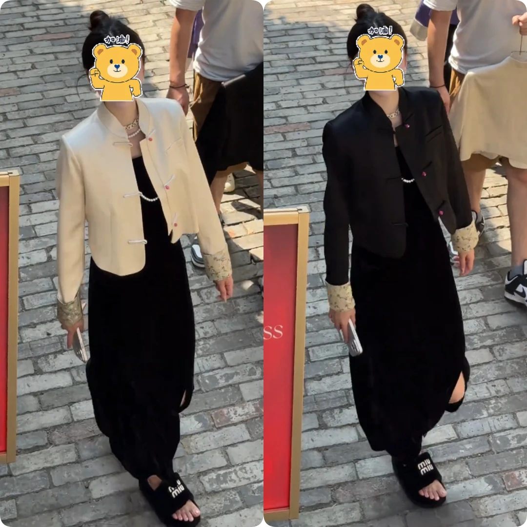2025秋季新款时尚修身显瘦款女气质网红洋气外套百搭款G6452