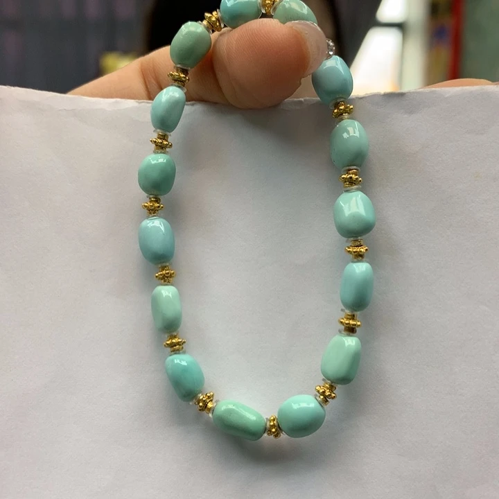 绿松石银S925镶嵌单圈