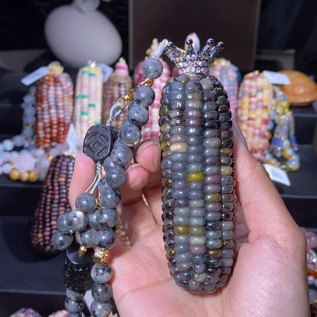 有机玻璃欣*萌文玩玉米i