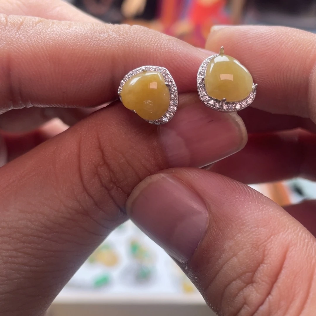 翡翠银S925镶嵌颈饰