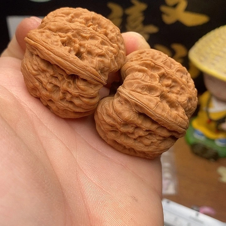 文玩核桃把件c3号凹底38