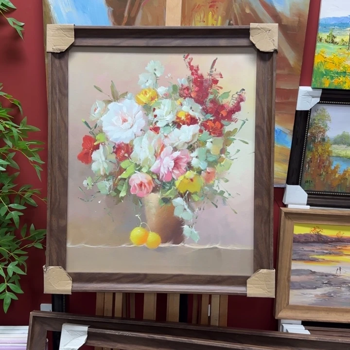 油画好想吃你的小龙虾