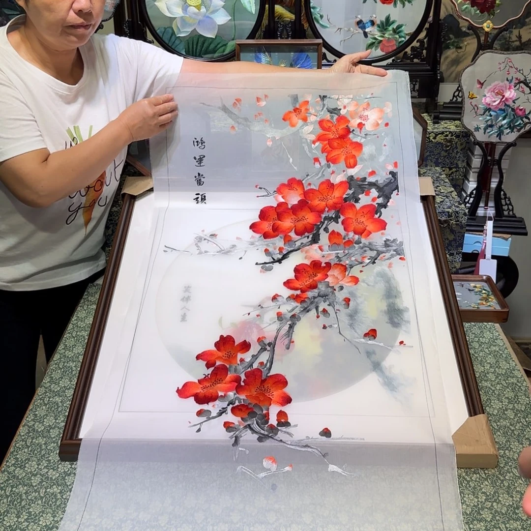 刺绣刺绣工艺精湛独特设计理念新颖