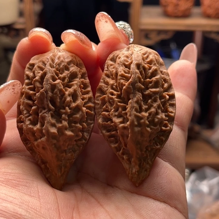 n***a文玩核桃把件楸大胖50