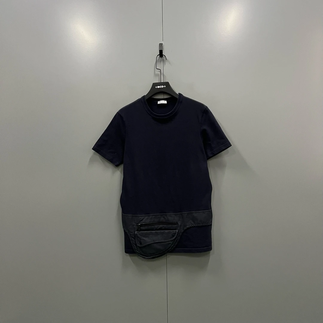 95新 DIOR/迪奥 ab1021 020552 马鞍包拼接短袖 M码